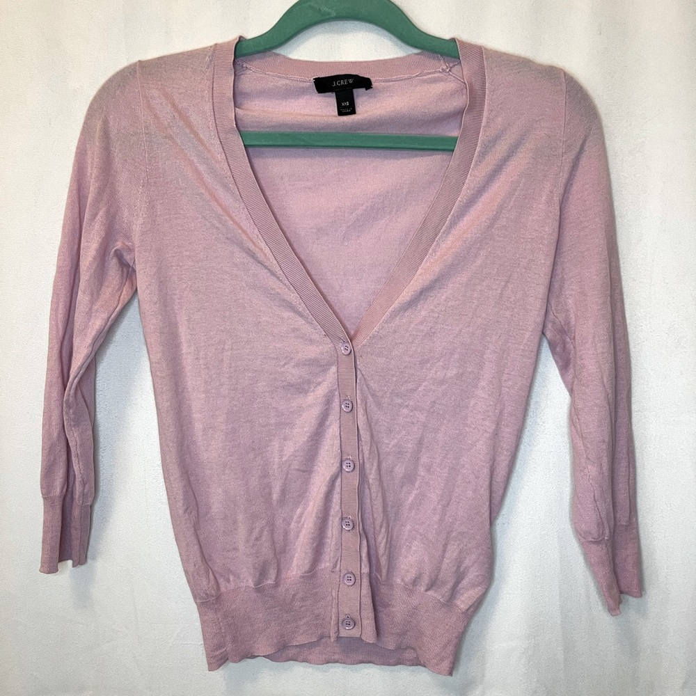 J. Crew Lavender Cardigan